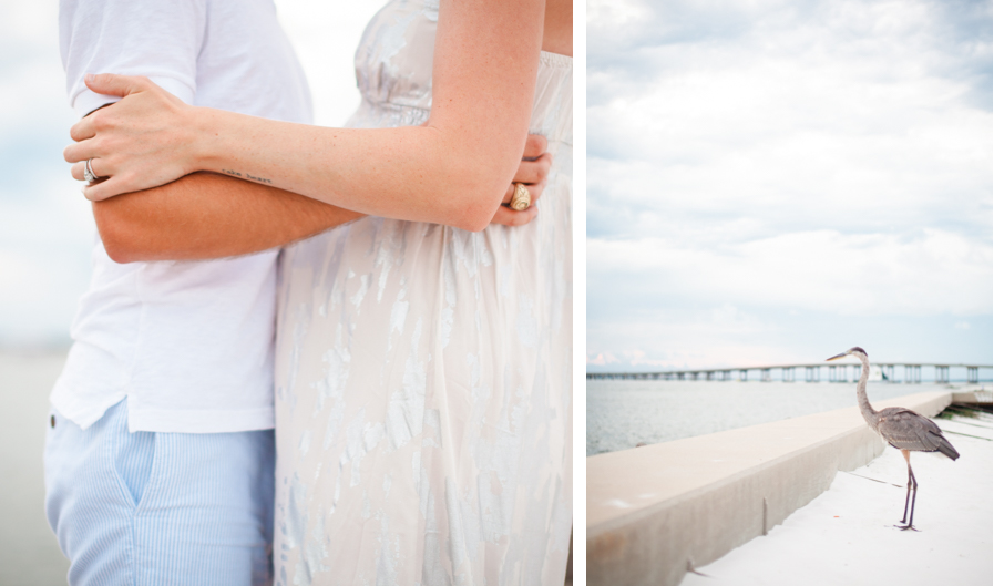 romantic maternity session in Destin Florida by Lily & Sparrow Photo Co