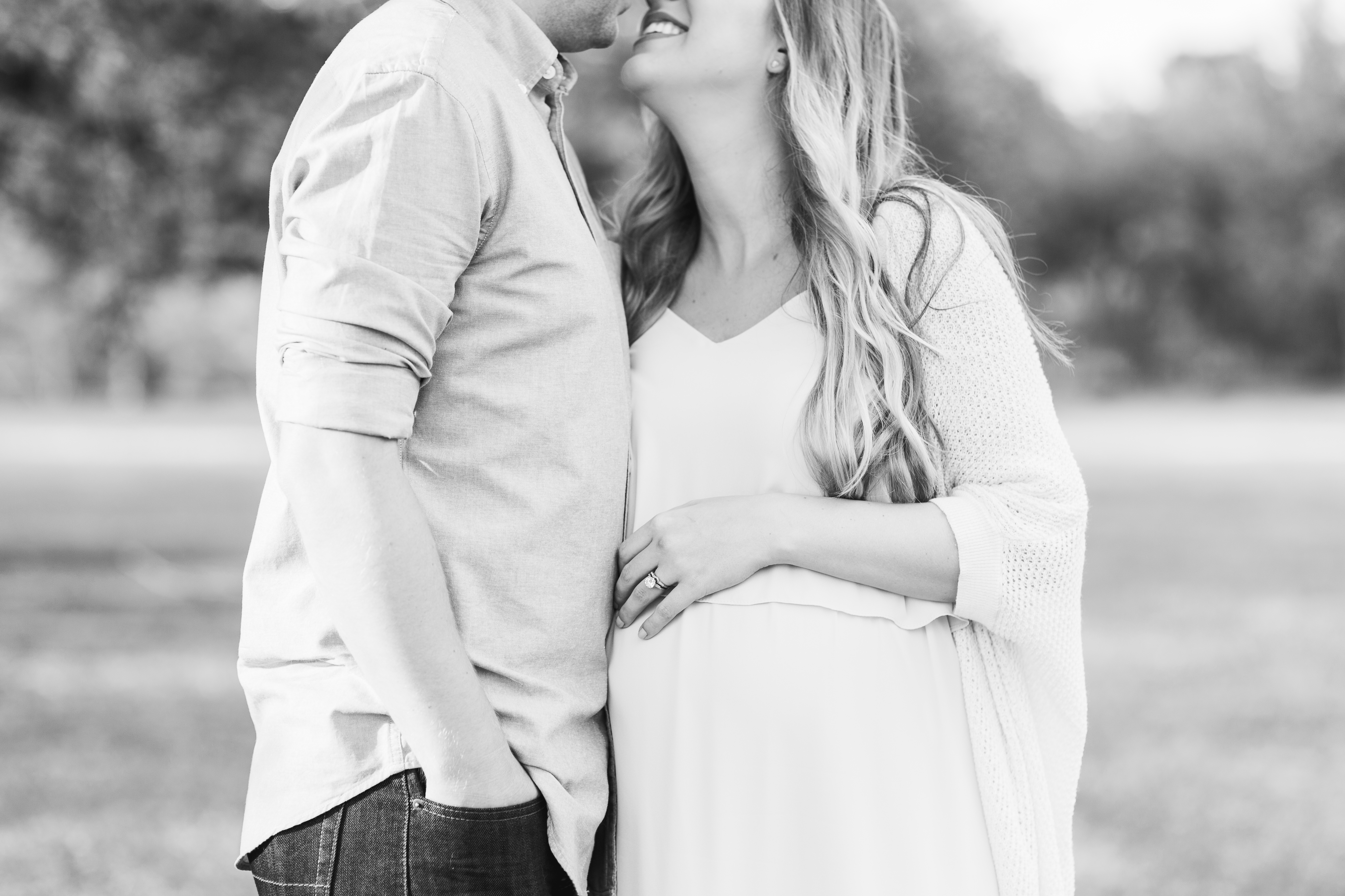 niceville maternity session with dog by lake