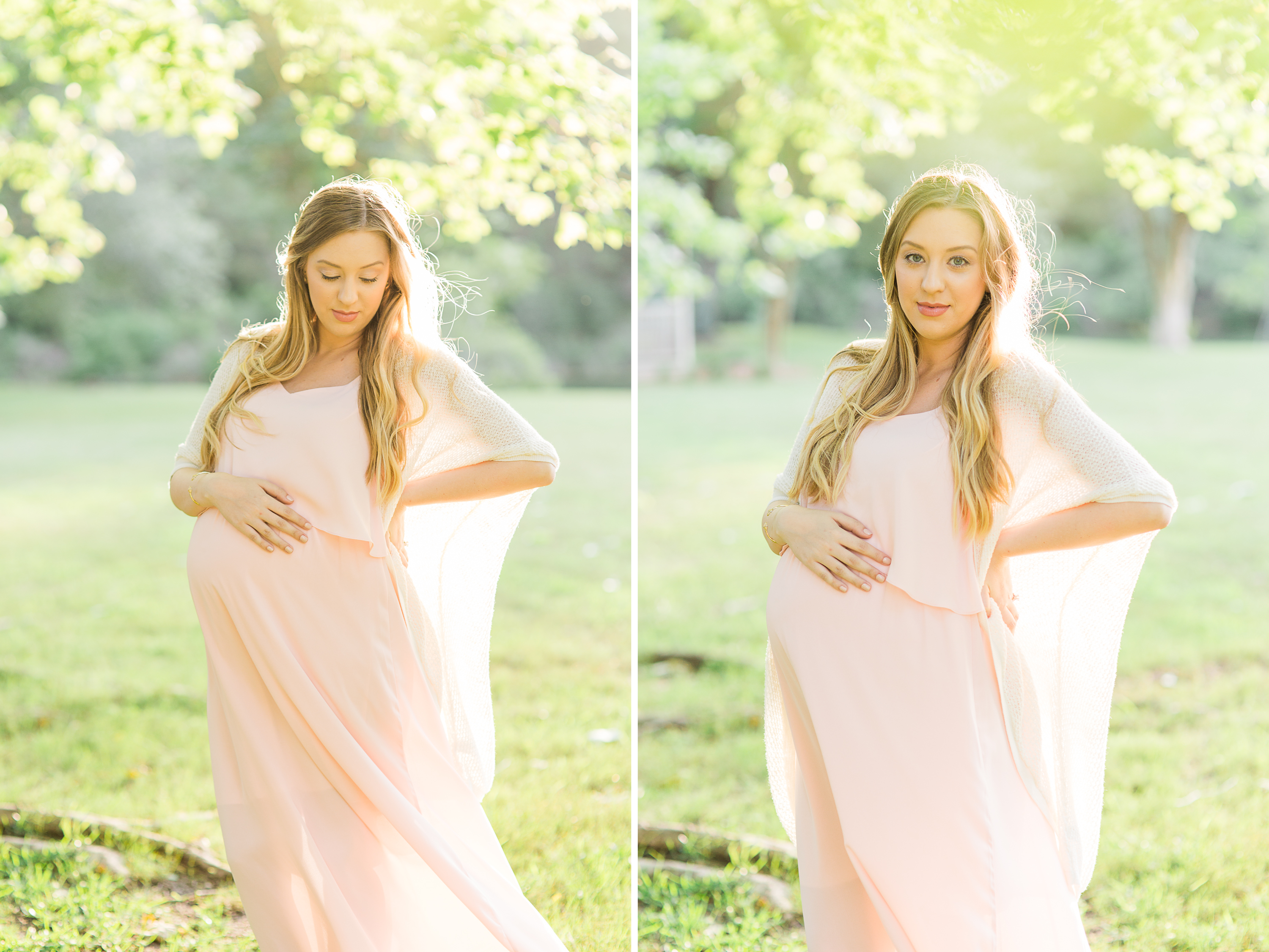 niceville maternity session with dog by lake