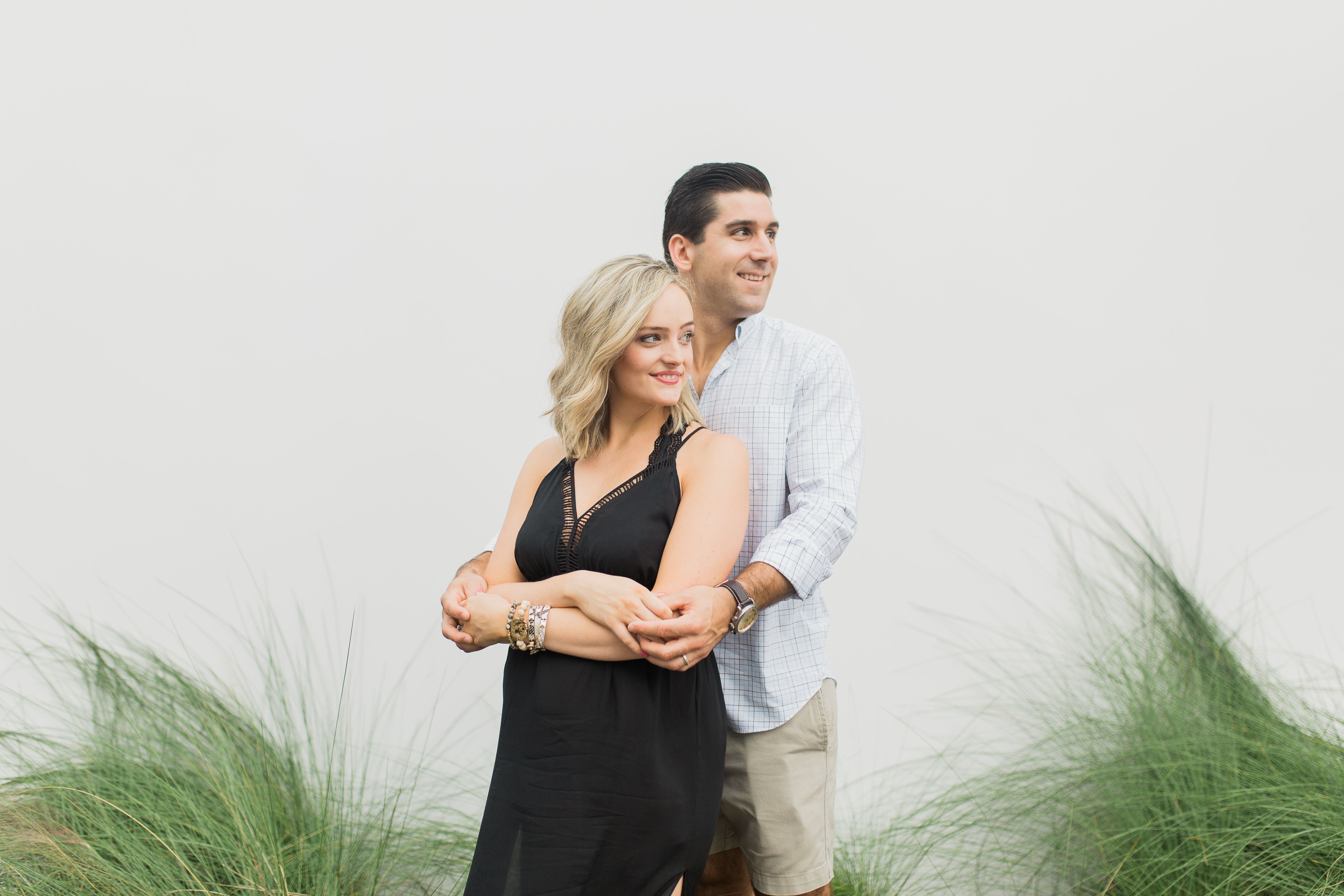Rosemary Beach Florida maternity session with husband