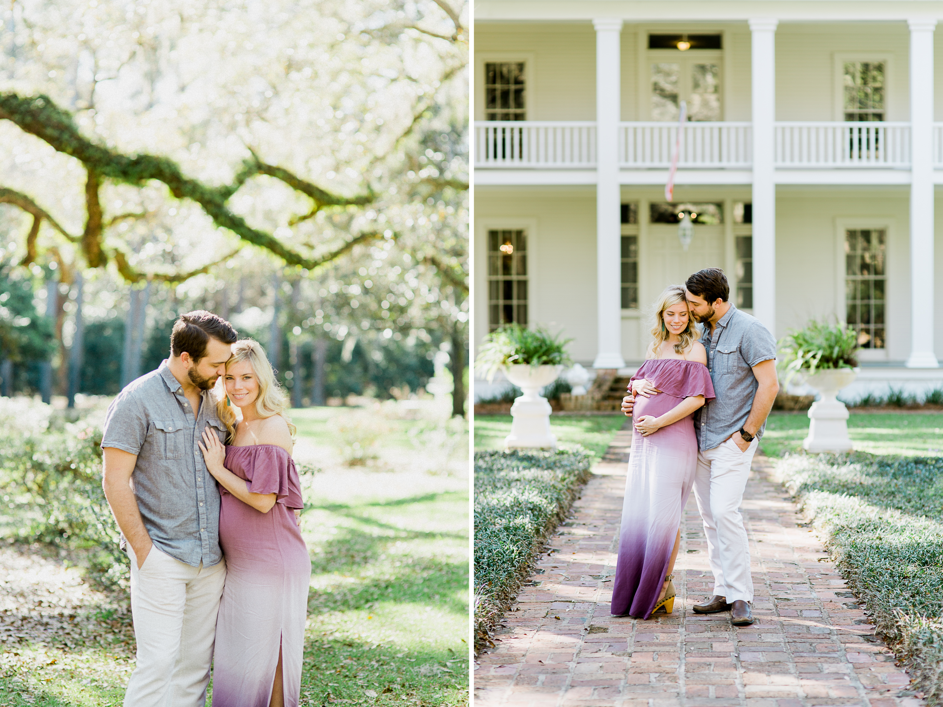 beautiful maternity session at Eden Gardens State Park