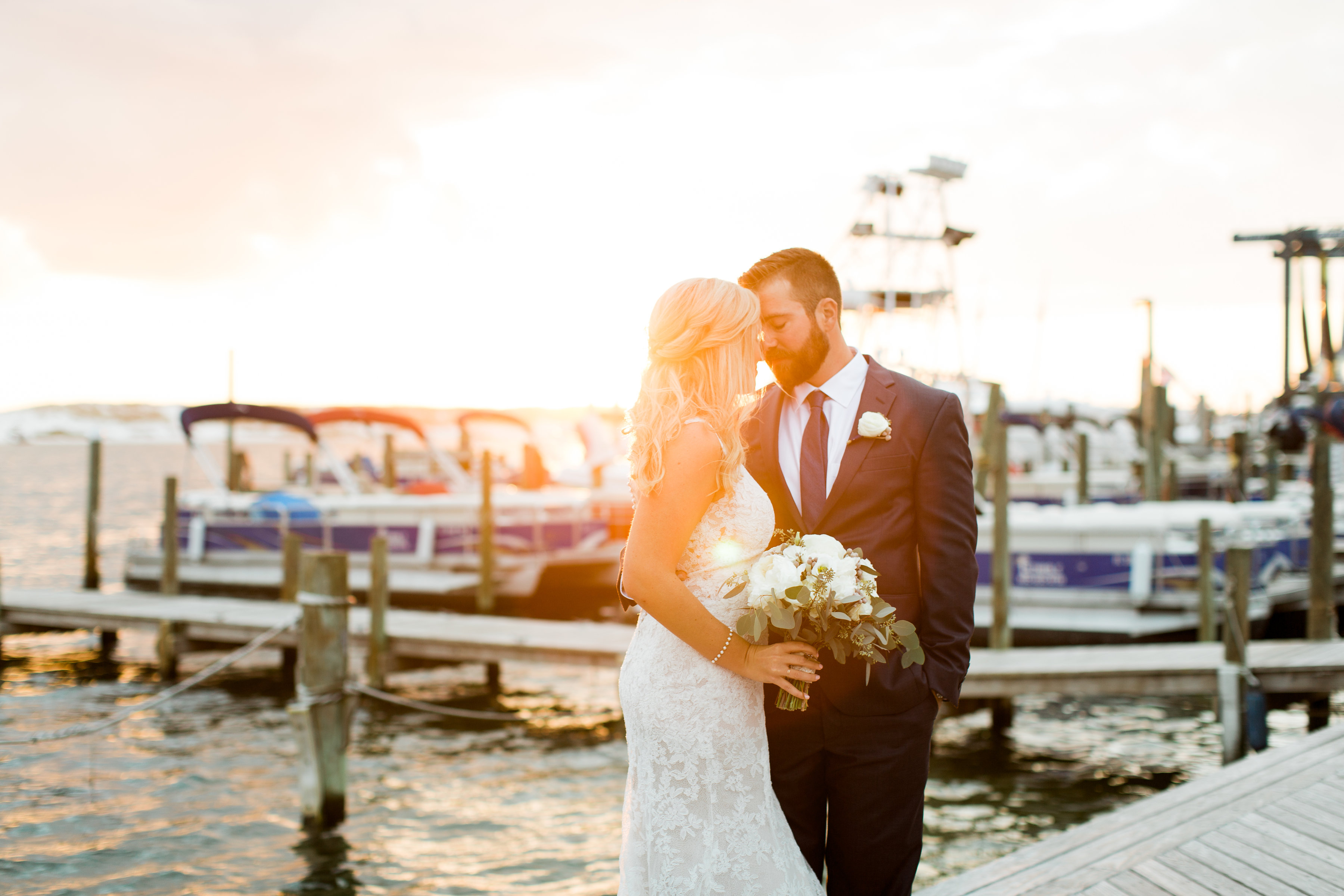 Destin wedding on the harbor