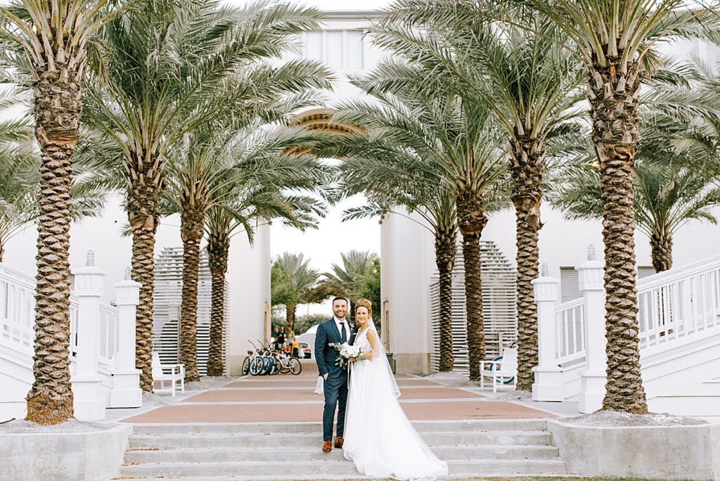 Bride and Groom Portraits | Gorgeous Seaside Florida Wedding at Lyceum Lawn by Lily & Sparrow Photo Co.