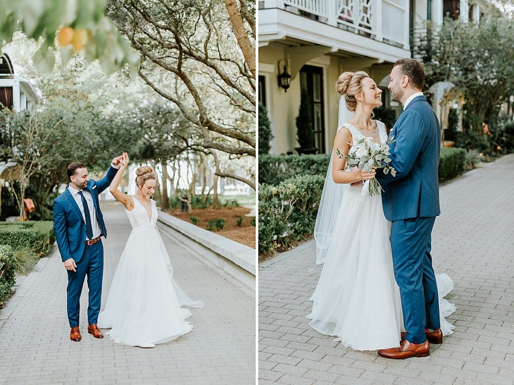 First Look | Gorgeous Seaside Florida Wedding at Lyceum Lawn by Lily & Sparrow Photo Co.