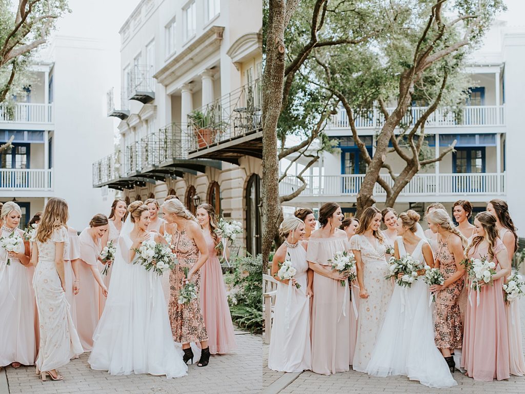 Bridal Party | Gorgeous Seaside Florida Wedding at Lyceum Lawn by Lily & Sparrow Photo Co.