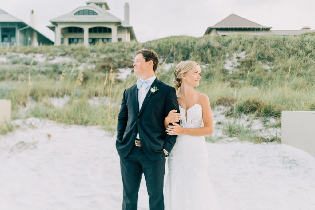 an intimate Rosemary Beach rooftop Covid wedding