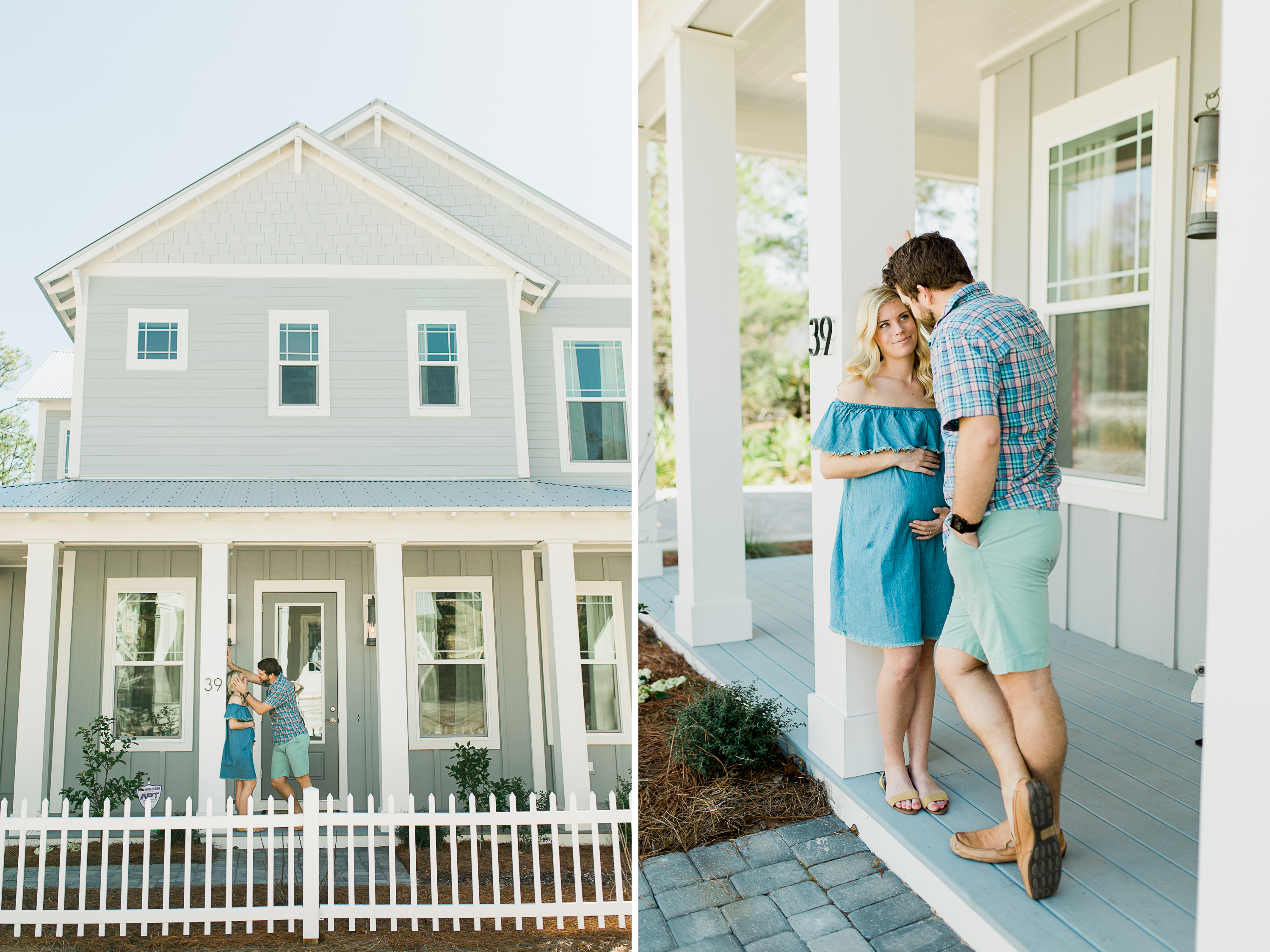 lifestyle in-home maternity session baking 30a grayton beach