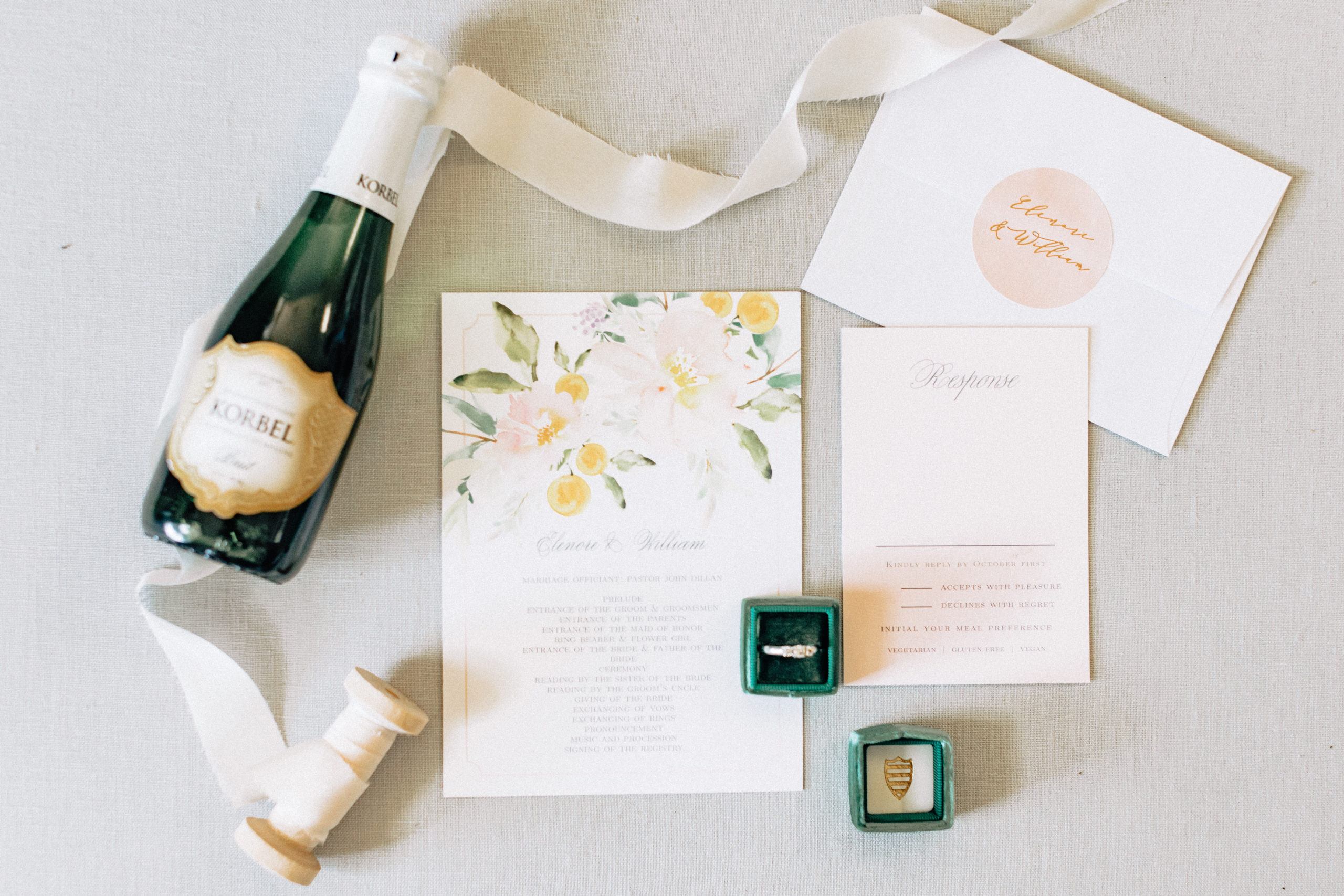 Basic Invite Customizable Wedding Stationery by Lily and Sparrow Photo Co